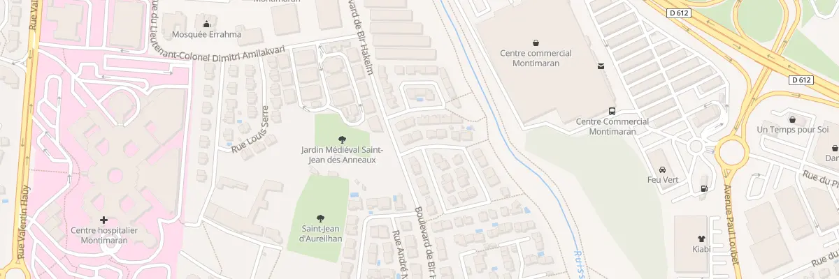Plan du 3 Rue du Commandant Kieffer à Béziers