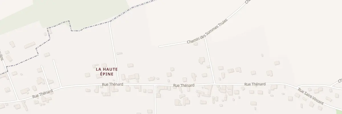 Plan du 36 Rue Thénard à Villeneuve-sur-Yonne