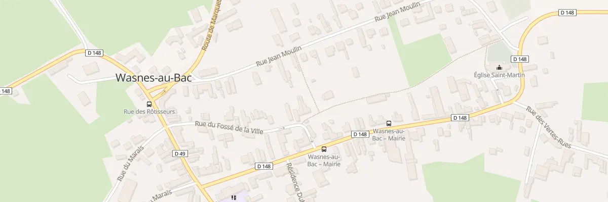 Plan du 19 Rue Fosses de la Ville à Wasnes-au-Bac