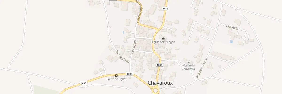 Plan du 4 Rue du Four à Chavaroux