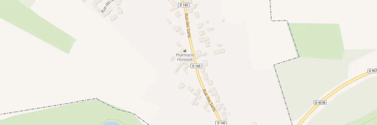 Plan du 58 Rue des Sarts à Rieulay