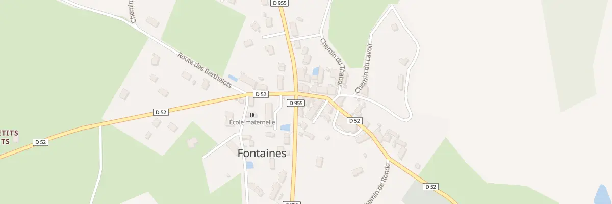 Plan du 2 Rte de Lalande à Fontaines