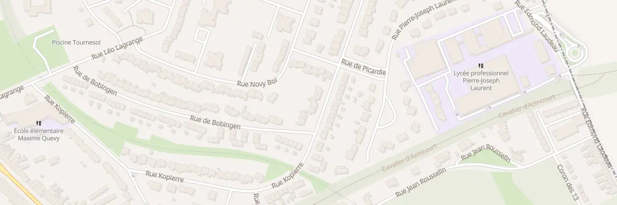 Plan du 50 Rue Kopierre à Aniche