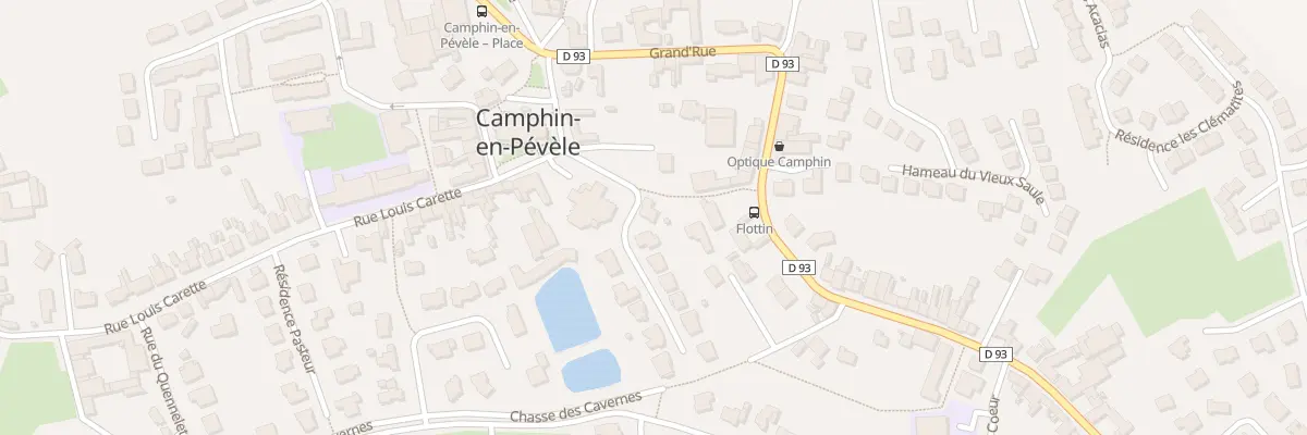 Plan du 1 Res Pres du Quennelet à Camphin-en-Pévèle