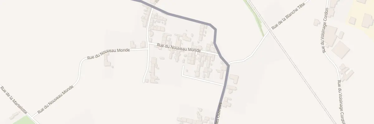 Plan du 38 Rue du Nouveau Monde à Wattrelos