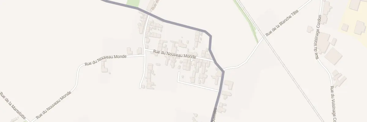 Plan du 34 Rue du Nouveau Monde à Wattrelos