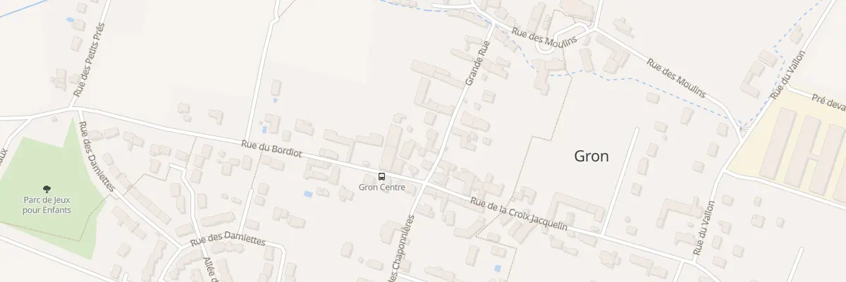 Plan du 34 Gr Grande Rue à Gron