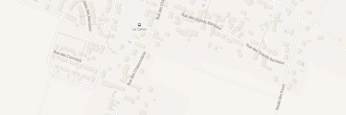 Plan du 11 Rue des Chaponnières à Gron