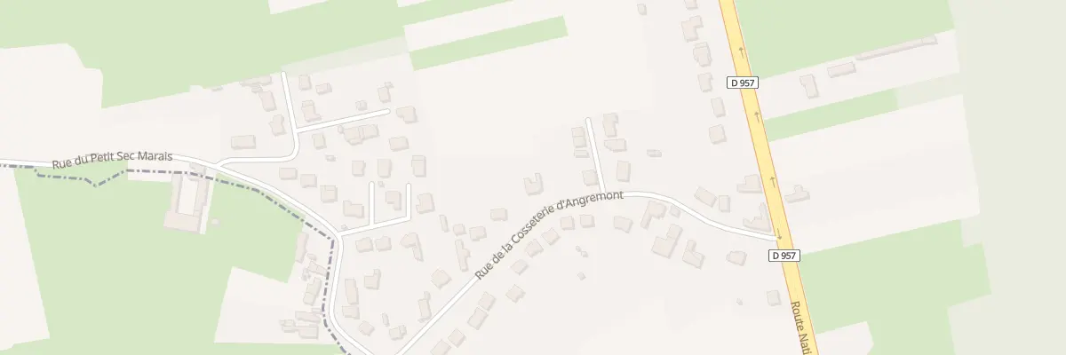 Plan du 10 Rue de la Cosseterie à Marchiennes