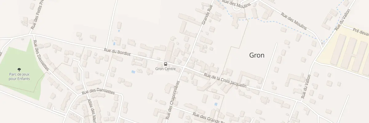 Plan du 38 Gr Grande Rue à Gron