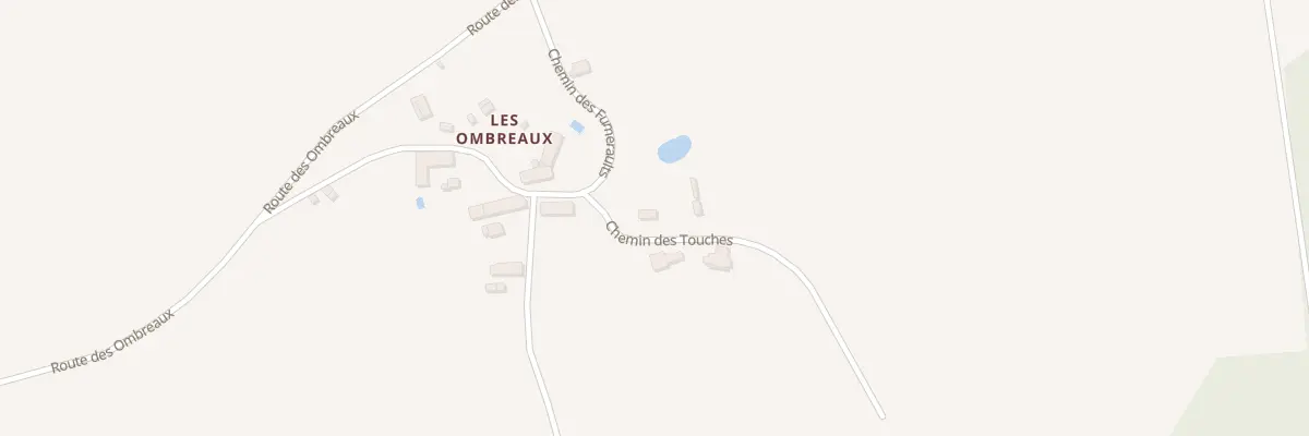 Plan du 5001 Les Ombreaux aux Ormes