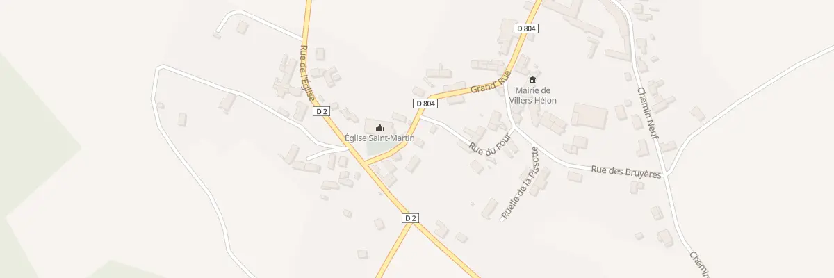 Plan du 9 Rue du Four à Villers-Hélon