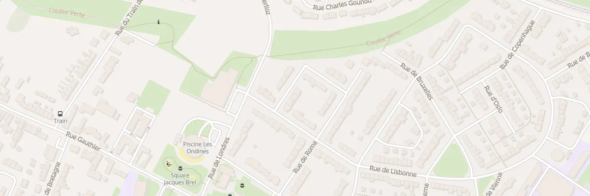 Plan du 6 Rue de Madrid à Cambrai