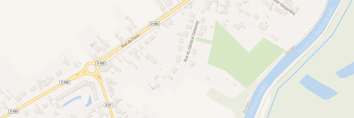 Plan du 16 Rue du Général Debeney à Saint-Quentin