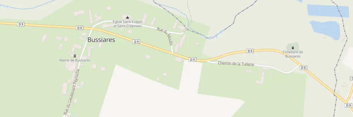 Plan du 22 Rte de Château-thierry à Bussiares