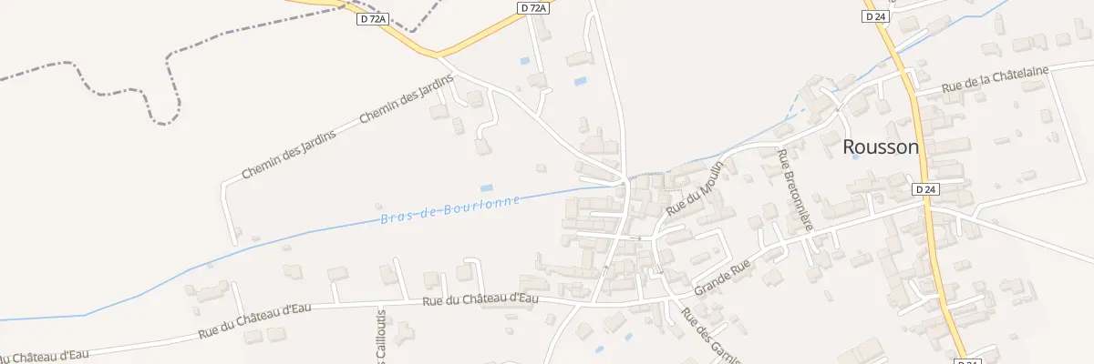 Plan du 25 Rue de la Croix Broisine à Rousson