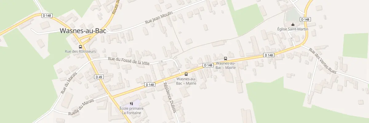 Plan du 21 Rue du Docteur Calmette à Wasnes-au-Bac