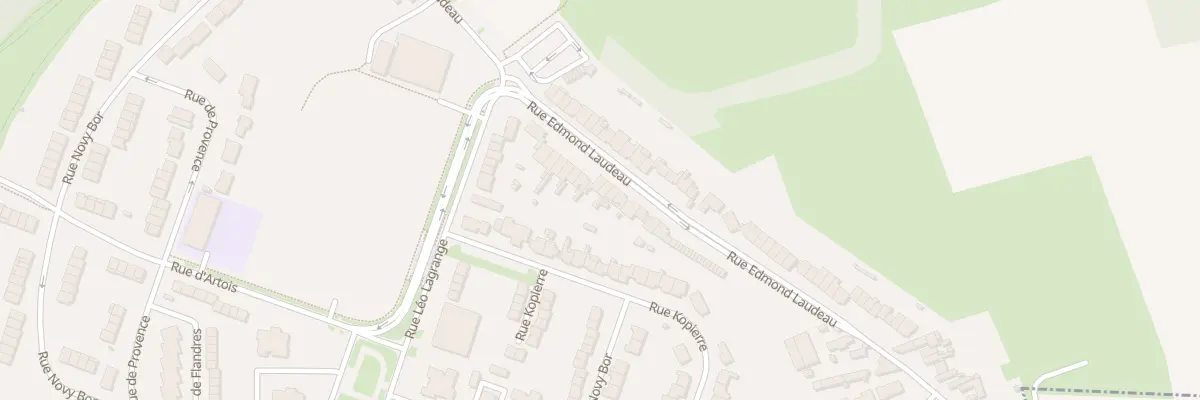 Plan du 100 Rue Edmond Laudeau à Aniche