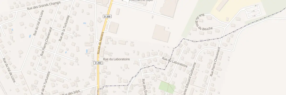 Plan du 13 Rue du Laboratoire à Sauvigny-les-Bois