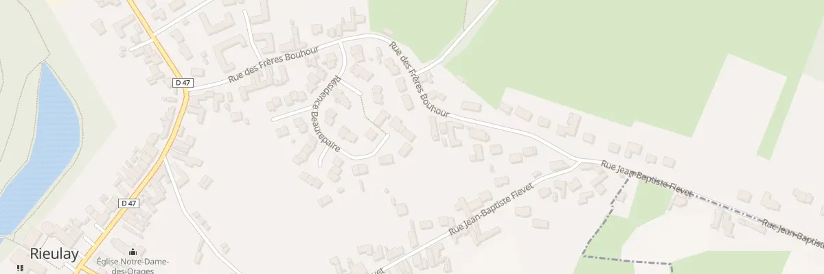 Plan du 4 Res les Pres à Rieulay