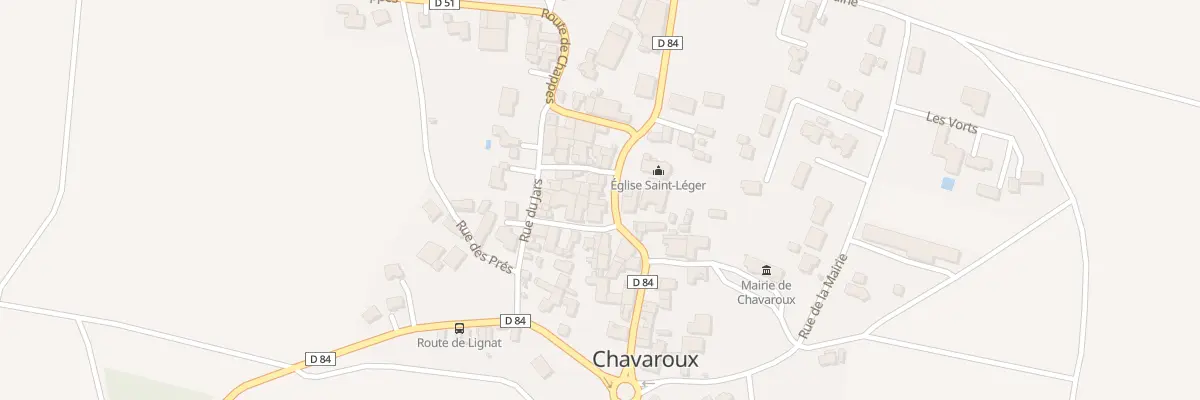 Plan du 11 Rue des Ecoles à Chavaroux