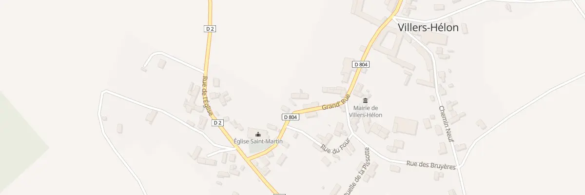 Plan du 5 Gr Grand Rue à Villers-Hélon