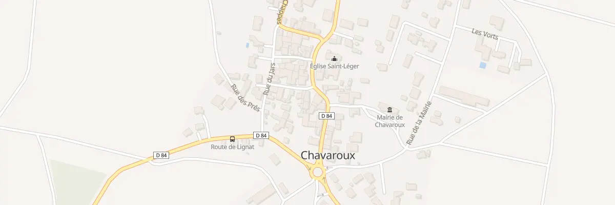 Plan du 1 Rue du Four à Chavaroux