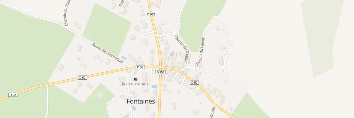 Plan du 5 Rte de Lalande à Fontaines