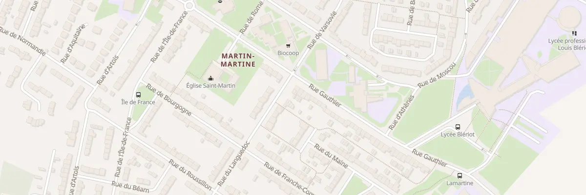 Plan du 260 Rue Gauthier à Cambrai