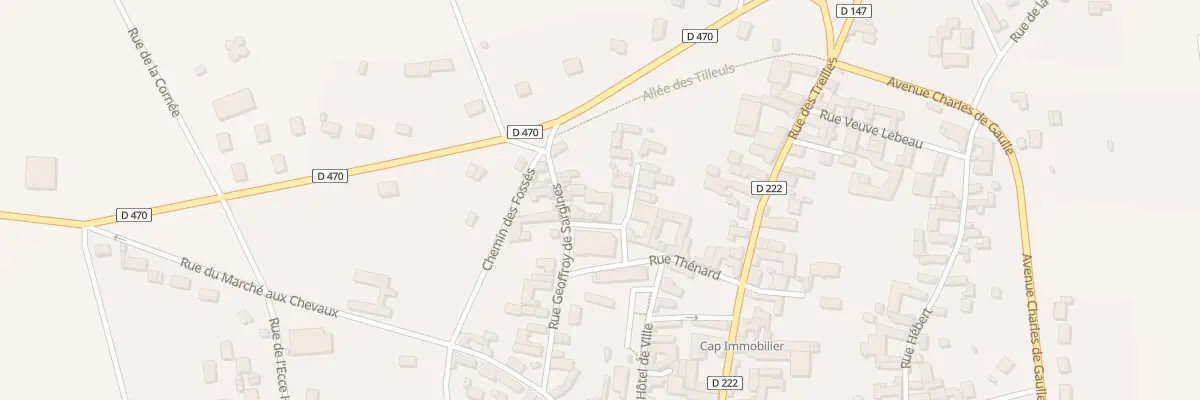 Plan du 38 Rue du Puits d’Amour à Sergines