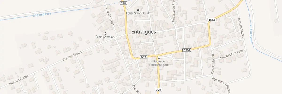 Plan du 3 Imp de la Forge à Entraigues
