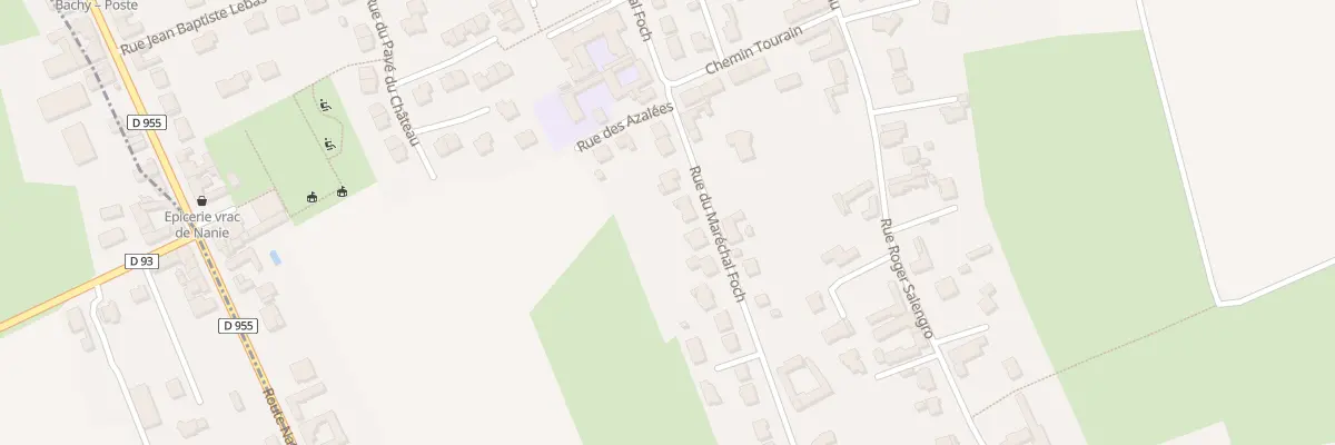 Plan du 22 Rue du Maréchal Foch à Bachy