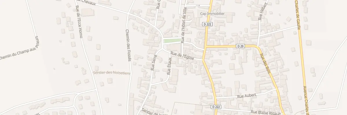Plan du 17 Rue de l’Eglise à Sergines