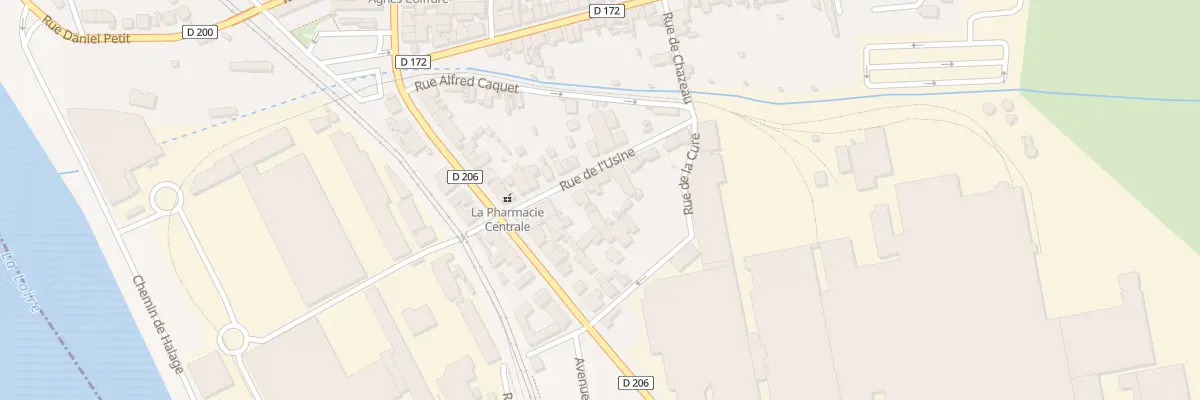 Plan du 6 Rue de l’Usine à Imphy