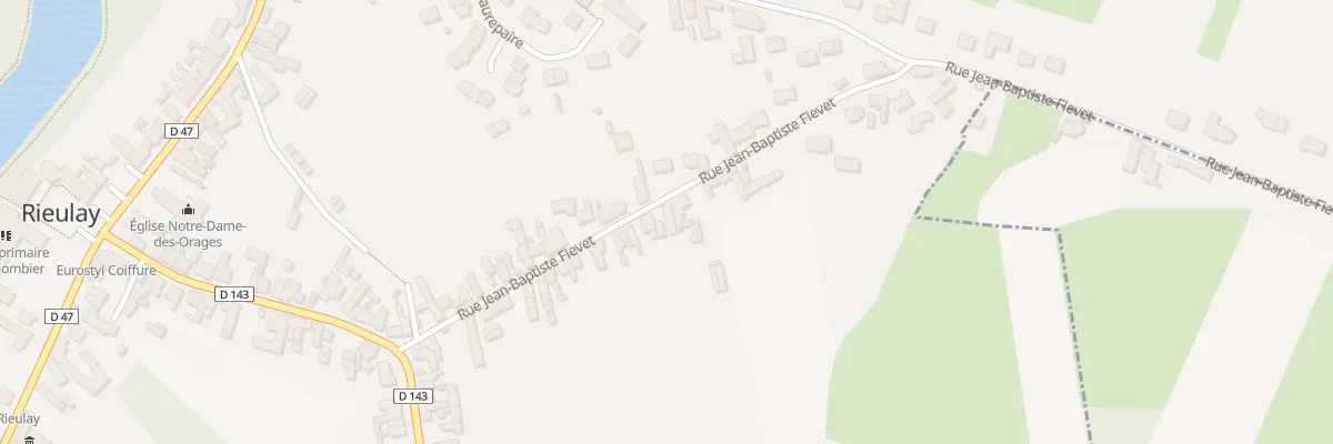 Plan du 31 Rue Jean Baptiste Fievet à Rieulay
