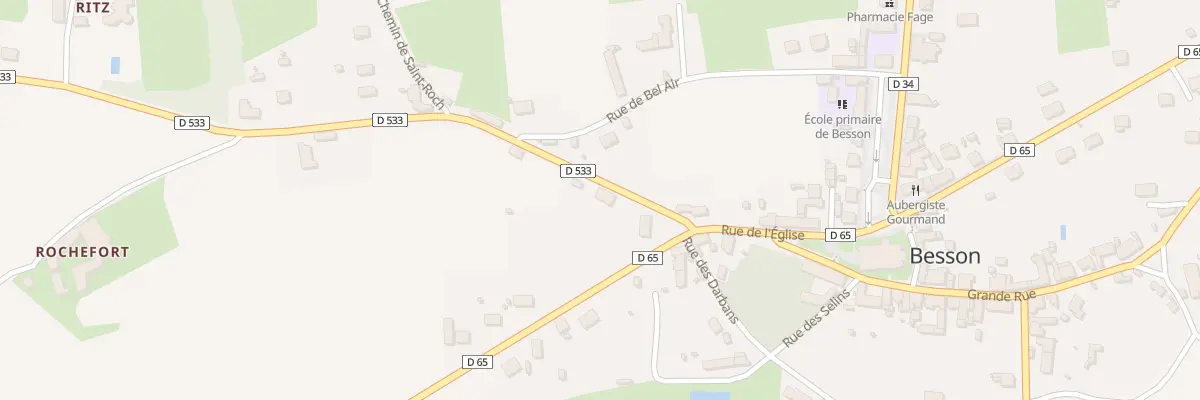 Plan du 3 Rue de la Montée à Besson