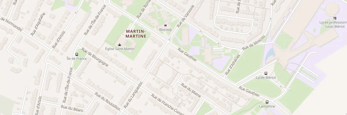 Plan du 264 Rue Gauthier à Cambrai