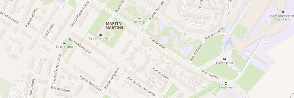 Plan du 266 Rue Gauthier à Cambrai