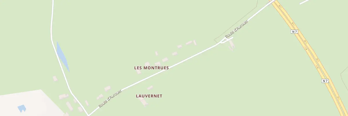 Plan du 38 Rte d’Aurouer à Villeneuve-sur-Allier