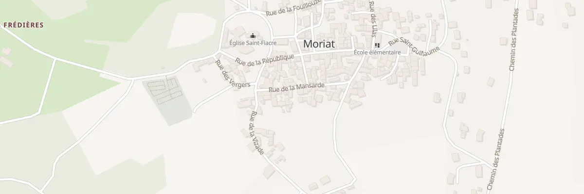 Plan du 21 Rue de la Mansarde à Moriat