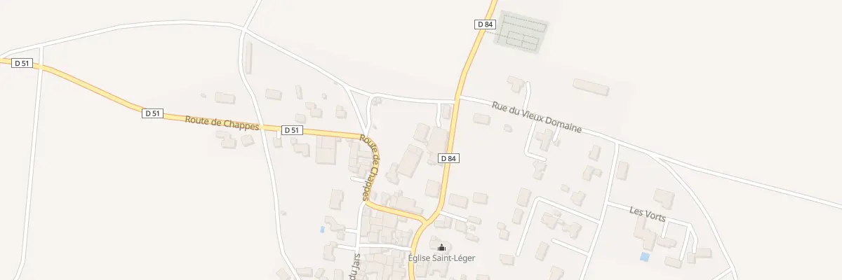 Plan du 5 Rue du Pré Gaspard à Chavaroux