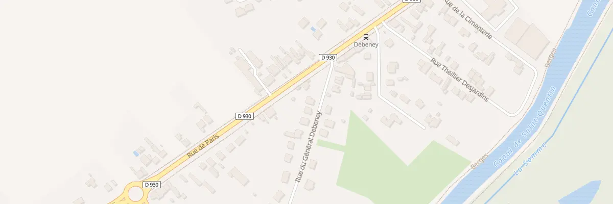 Plan du 4 Rue du Général Debeney à Saint-Quentin