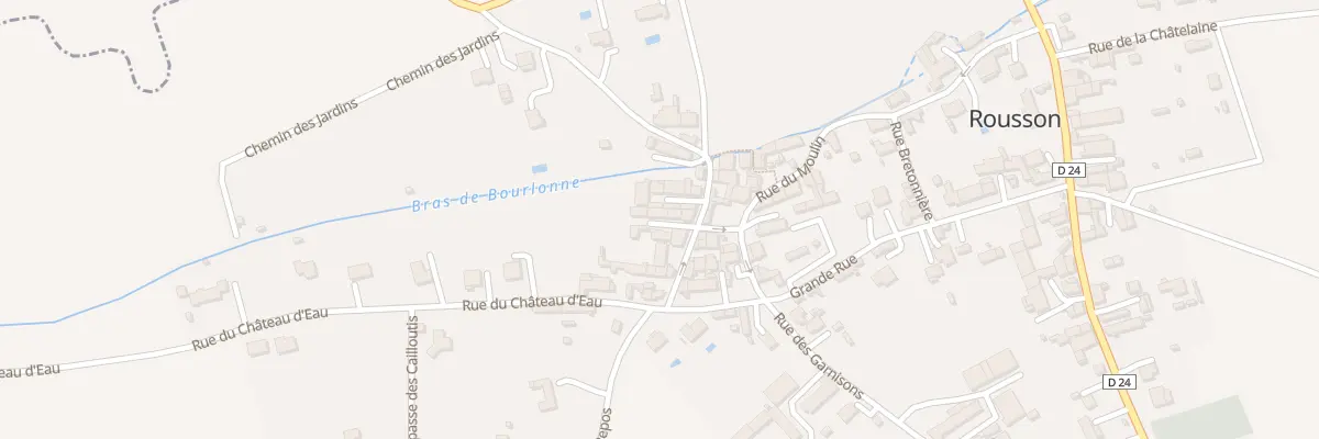 Plan du 11 Rue de la Croix Broisine à Rousson