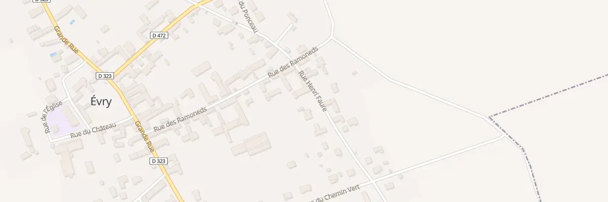 Plan du 13B Rue Henri Faure à Évry