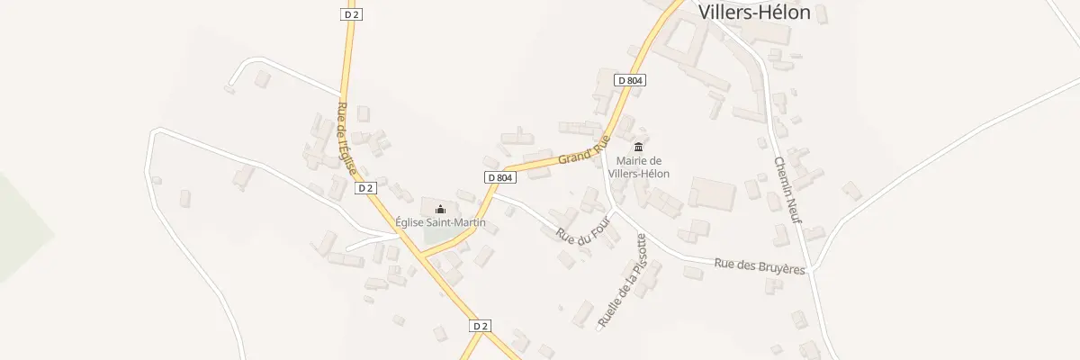Plan du 4 Gr Grand Rue à Villers-Hélon