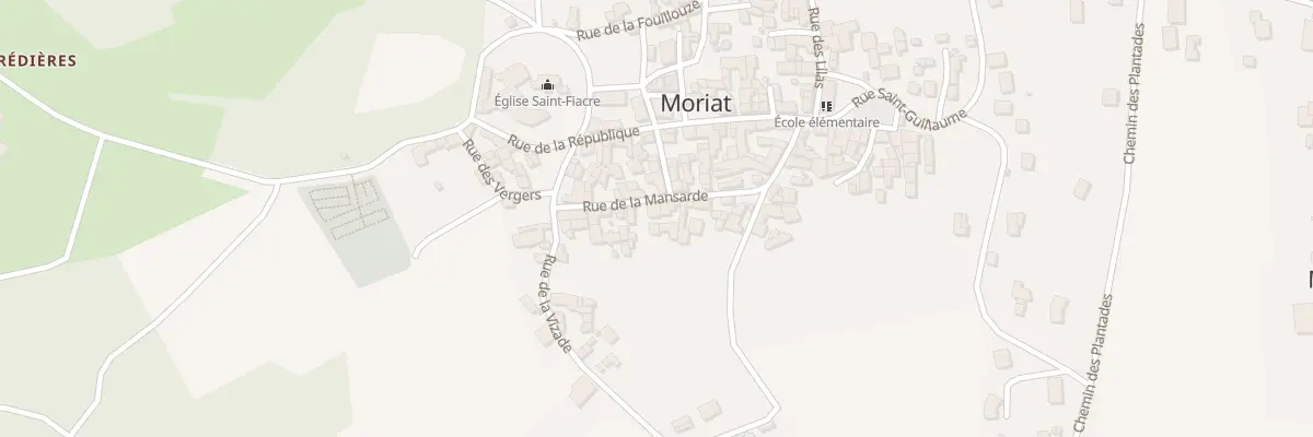 Plan du 19 Rue de la Mansarde à Moriat