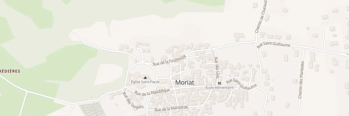 Plan du 10 Rue de la Fouillouze à Moriat