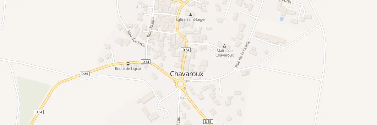Plan du 6 Rue des Ecoles à Chavaroux