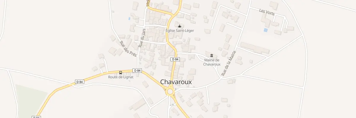 Plan du 12 Rue des Ecoles à Chavaroux