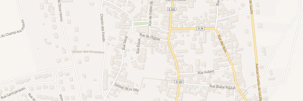 Plan du 11 Rue de l’Eglise à Sergines